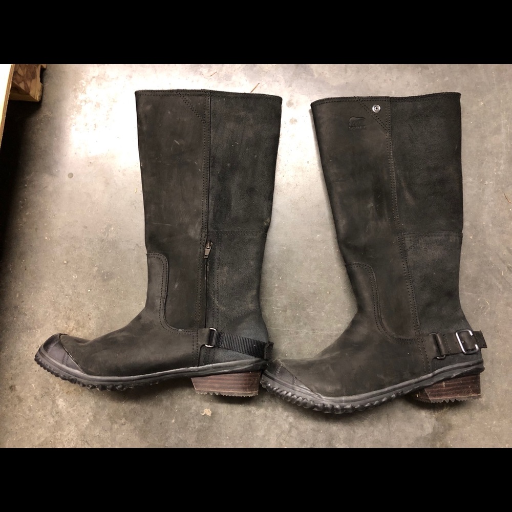 Sorel slimpack black waterproof boot